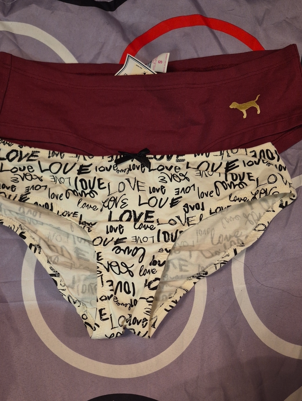 2 Pairs Small NWT 1 Victoria's Secret, 1 Cereal